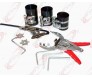 Piston Ring Service Tool Set Piston Ring Compressor With Ratchet Key 3" 3.5" 4"